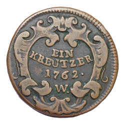 1 Krejcar 1762 W