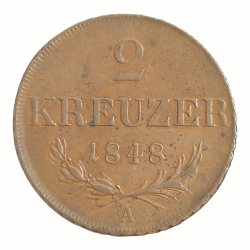 2 Krejcar 1848 A