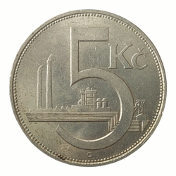 5 koruna 1938