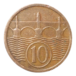 10 haléř 1935 R