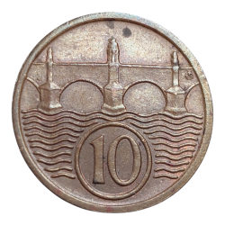 10 haléř 1933 R