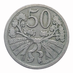 50 haléř 1926 R