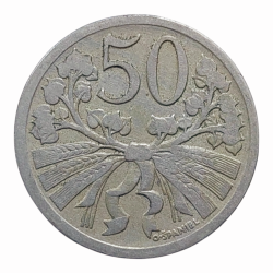 50 haléř 1926 R