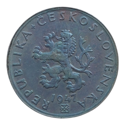 20 Haléř 1947 Zkušební ražba