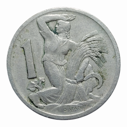 1 koruna 1929 R