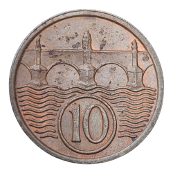 10 haléř 1935 R