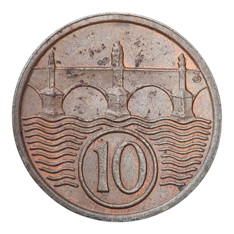 10 haléř 1935 R