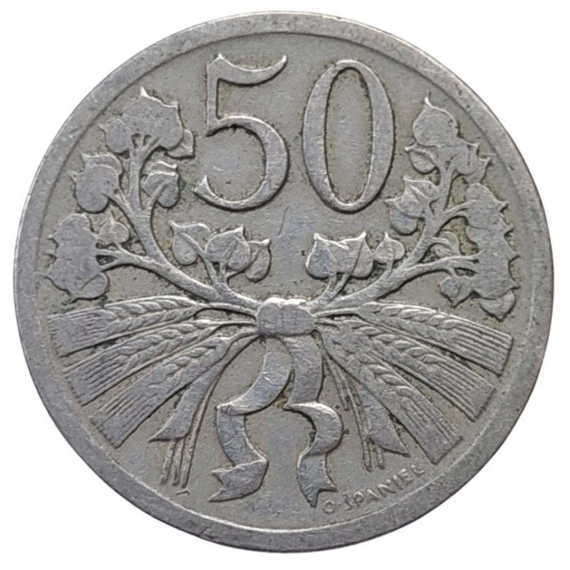 50 haléř 1927 R