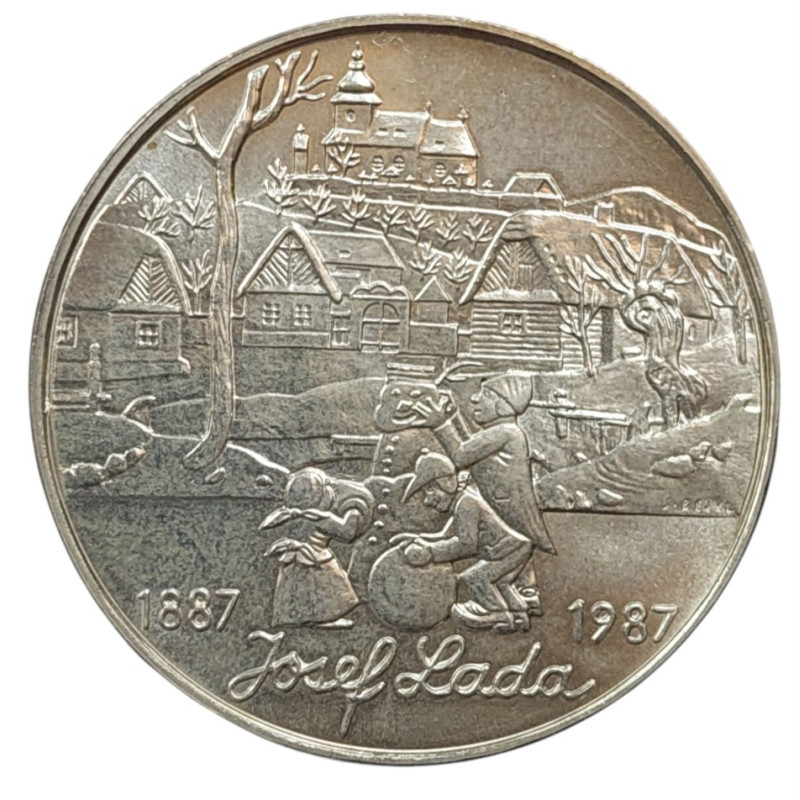 500 Kčs Josef Lada 1987
