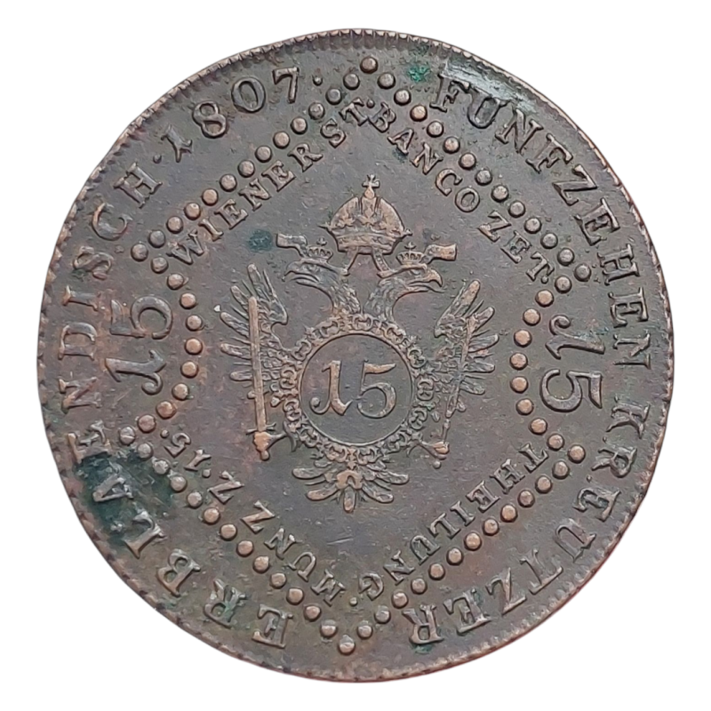 15 Krejcar 1800 B