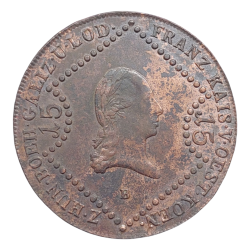 15 Krejcar 1800 B