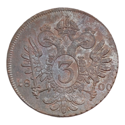 3 Krejcar 1800  B