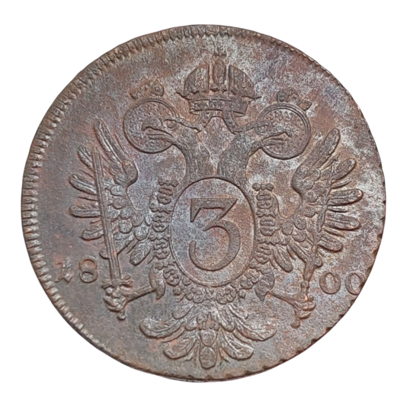 3 Krejcar 1800  B