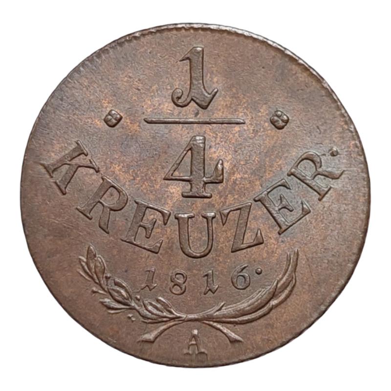 1/4 Krejcar 1816 A
