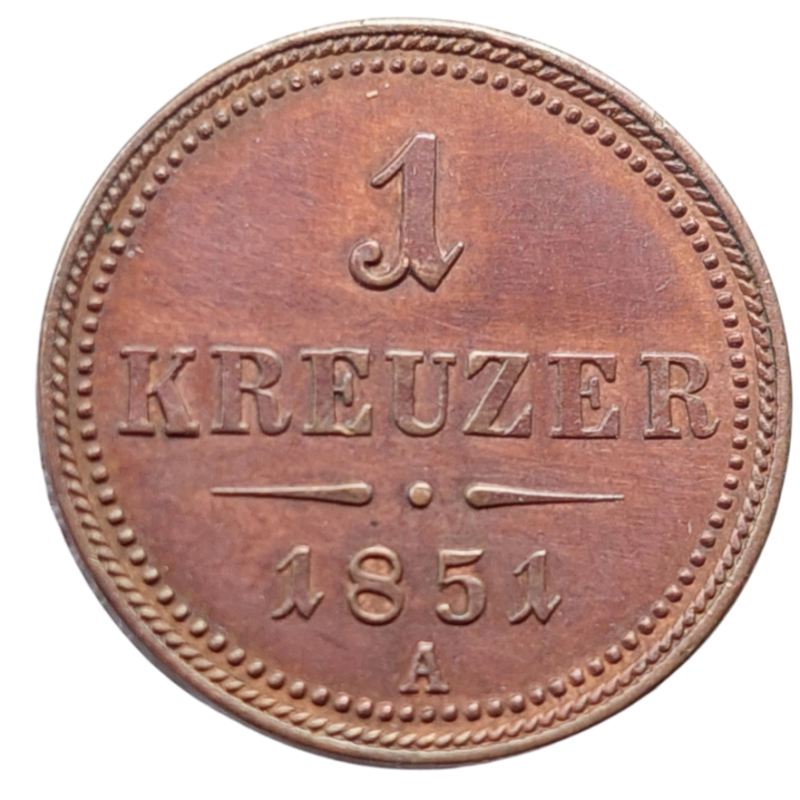 1 Krejcar 1851 A