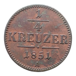 1/4 Krejcar 1851 A