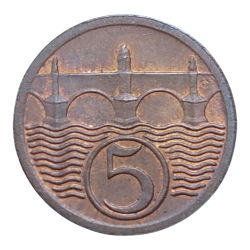 5 haléř 1928
