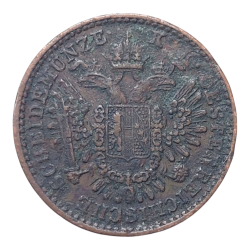 1/2 Krejcar 1851 B
