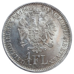 1/4 Zlatník 1862 A