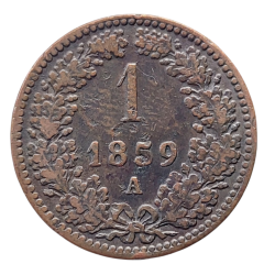 1 Krejcar 1859 A