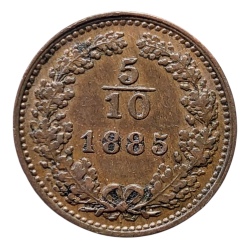 5/10 Krejcar 1885