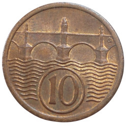 10 haléř 1922