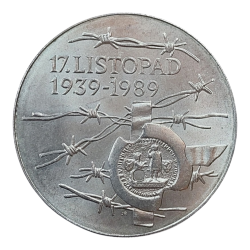 100 kčs 17.Listopad 1989
