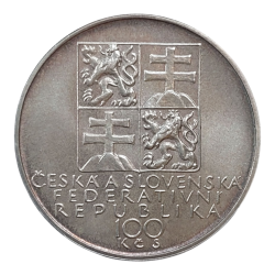 100 kčs Antonín Dvořák 1991