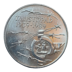 100 kčs 17.Listopad 1989