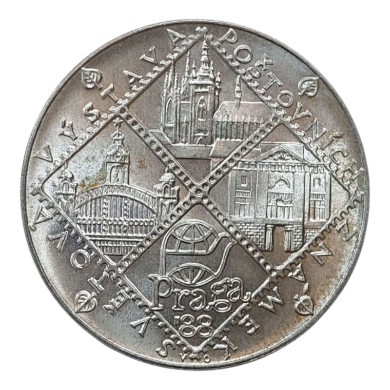 100 kčs Výstava poštovních známek 1988