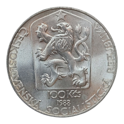 100 kčs Výstava poštovních známek 1988