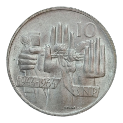 10 kčs 20 výročí SNP 1964