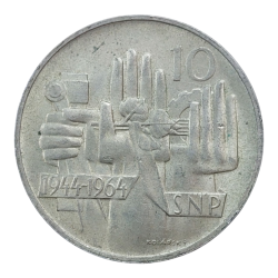 10 kčs 20 výročí SNP 1964