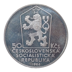 50 kčs Levoča 1986 PROOF
