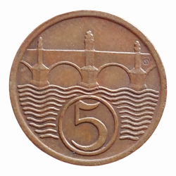 5 haléř 1932 R