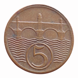 5 haléř 1930 R