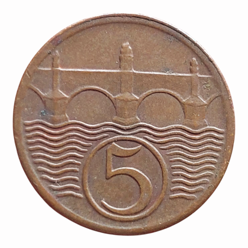 5 haléř 1930 R