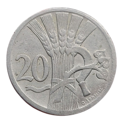 20 haléř 1925 R