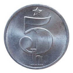 5 Haléř 1980 R