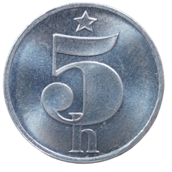 5 Haléř 1980 R