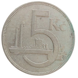 5 koruna 1932 R