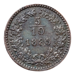 5/10 Krejcar 1885