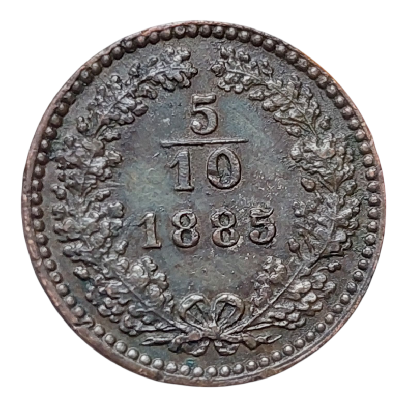 5/10 Krejcar 1885