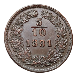 5/10 Krejcar 1881