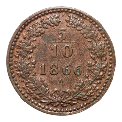 5/10 Krejcar 1866 A