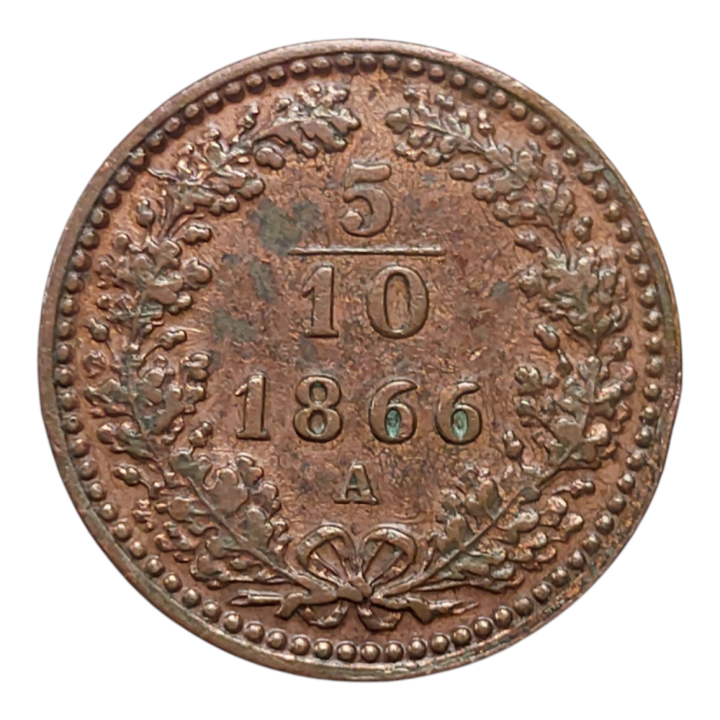 5/10 Krejcar 1866 A