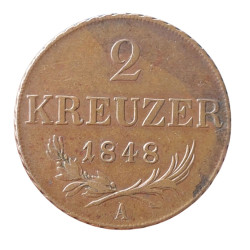 2 Krejcar 1848 A