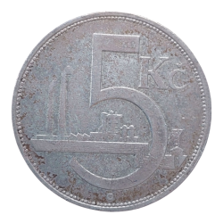 5 koruna 1932 R