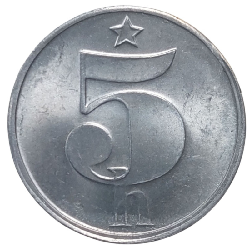 5 Haléř 1985 R