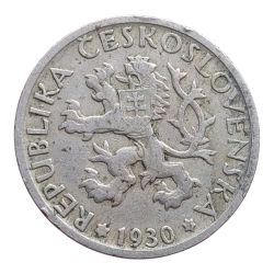 1 koruna 1930 R